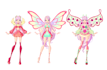 draw a design sheet of winx transformation