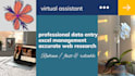 your virtual assistant for data entry and web research