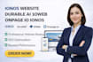 ionos website durable ai 10web onpage io ionos redesign website webwave builder