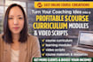 turn your coaching idea into a well compelling course modules and lessons