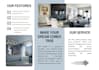 design real estate sales brochure, modern business  bifold and trifold brochure
