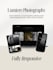 design a professional photography website with cms