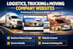 create logistics, trucking, dispatch, freight, moving company website
