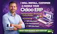 install, customize and handle odoo erp implementation modules, API integration