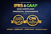 prepare gaap or ifrs compliant financial statements