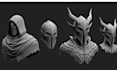 create 3d printable mask 3d helmet cosplay props 3d modeling 3d cosplay armor
