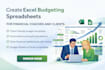 create excel budgeting spreadsheet for financial coaches and client