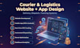 build logistics website, dispatch, medical courier, trucking, freight, delivery