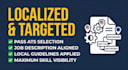 write a professional ats resume and CV optimization