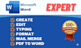 do ms word document formatting and manual typing