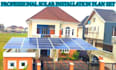 provide design and craft professional solar and electrical installation plan set