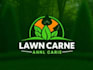 design lawn care and landscaping logo