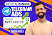 run profitable telegram ads campaign, telegram ads advertising for channel