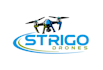 design drone modern drone 3d photography and camera logo