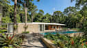 redesign 3d tropical residence,forest villa,cgi brick exterior,landscape render