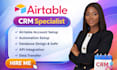 do airtable automation CRM, airtable database dashboard, clay com, softr webapp