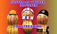 create burnt peanut 3d ar filter custom vtuber filter face track for live stream