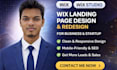 do wix landing page design using wix or wix studio