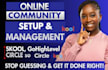 skool community setup online circle so ghl skool management