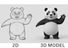 convert 2d to 3d model, 3d model from image, printable model, mascots, figurines