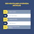 write SEO optimized health and ayurveda articles and blog posts