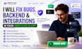 fix bugs, backend and integrations in your hercules ai app