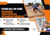 design roofing website, construction website, electrician website, plumbing
