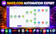fix make com automation make com expert make com social media scenario made com