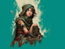 dnd party art or dnd character art