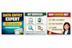 do accurate data entry, typing, copywriting, transcription