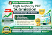 do high authority PDF submission, document sharing SEO backlinks for ranking