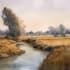 paint landscapes in watercolor