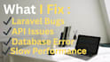 fix laravel bugs, errors and issues quickly
