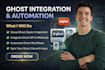 setup ghost zapier ghost integration ghost API ghost webhook automation