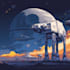 create star wars and sci fi illustration