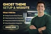 design ghost theme ghost template ghost website design ghost newsletter