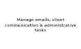 handle customer support and sales assistant english and french