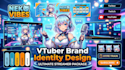 design a professional vtuber brand identity for streamers and content creators