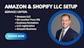 register US llc with ein for amazon shopify non US residents