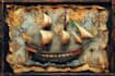 draw fantasy map or ship illustration with cool details