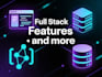 develop a full stack web app with frontend, backend and API