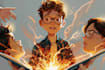 do children comic book design