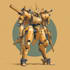 draw amazing character mecha robot illustration