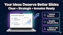 create ai powered pitch deck and professional presentation design