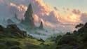 design amazing fantasy landscape
