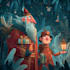 do christmas children book illustration