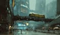 create scifi cyberpunk city backgrounds projects