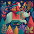 create festive holiday christmas design illustration