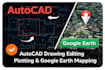 autocad drawing editing plotting and google earth mapping