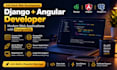 build professional web application using django and angular
